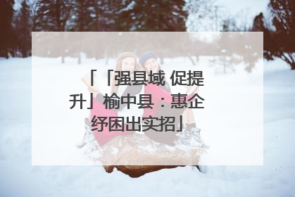 「强县域 促提升」榆中县：惠企纾困出实招