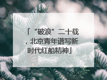 “破浪”二十载，北京青年谱写新时代红船精神