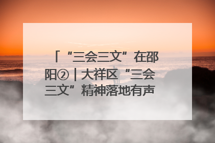 “三会三文”在邵阳②｜大祥区“三会三文”精神落地有声 以实干实绩助力区域高质量发展