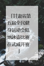 甘肃省第五届全民健身运动会陆地冰壶比赛在武威开赛