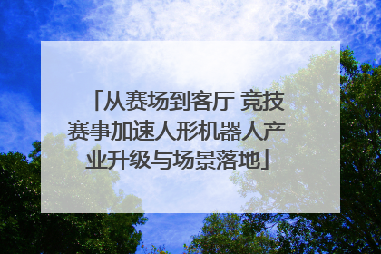从赛场到客厅 竞技赛事加速人形机器人产业升级与场景落地