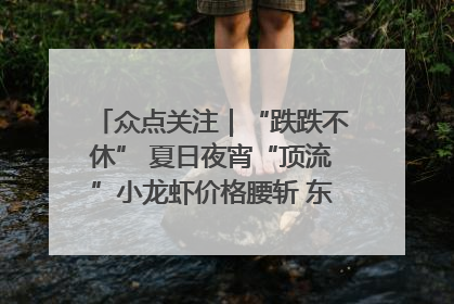 众点关注｜“跌跌不休” 夏日夜宵“顶流”小龙虾价格腰斩 东营人的快乐来了