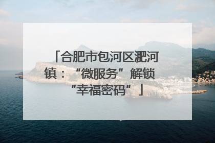 合肥市包河区淝河镇：“微服务”解锁“幸福密码”