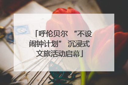 呼伦贝尔 “不设闹钟计划” 沉浸式文旅活动启幕
