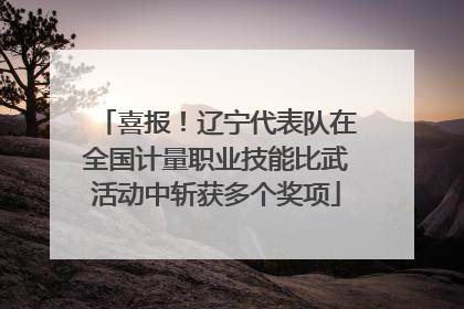 喜报！辽宁代表队在全国计量职业技能比武活动中斩获多个奖项