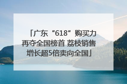 广东“618”购买力再夺全国榜首 荔枝销售增长超5倍卖向全国