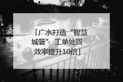 广水打造“智慧城管” 工单处置效率提升10倍