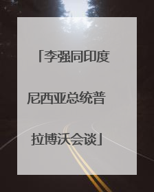 李强同印度尼西亚总统普拉博沃会谈