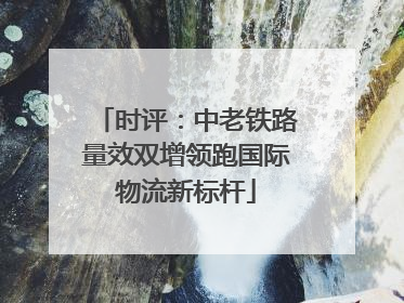 时评：中老铁路量效双增领跑国际物流新标杆