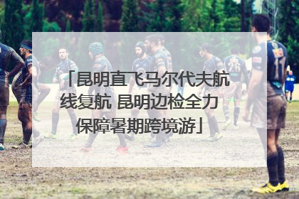 昆明直飞马尔代夫航线复航 昆明边检全力保障暑期跨境游