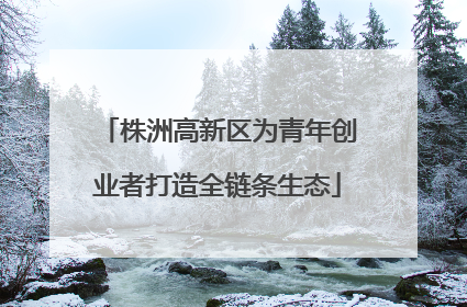 株洲高新区为青年创业者打造全链条生态