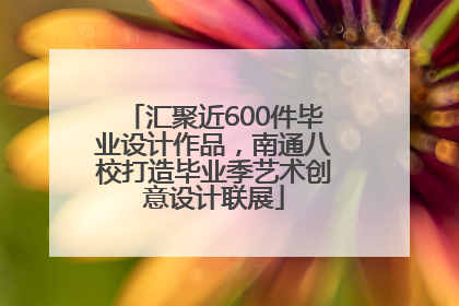 汇聚近600件毕业设计作品，南通八校打造毕业季艺术创意设计联展