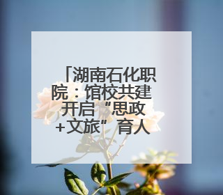 湖南石化职院：馆校共建 开启“思政+文旅”育人新篇