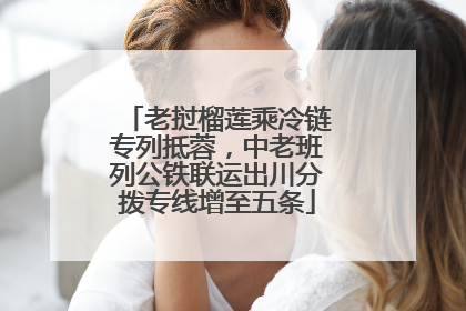 老挝榴莲乘冷链专列抵蓉，中老班列公铁联运出川分拨专线增至五条