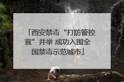 西安禁毒“打防管控宣”并举 成功入围全国禁毒示范城市