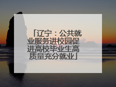 辽宁：公共就业服务进校园促进高校毕业生高质量充分就业