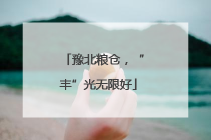 豫北粮仓，“丰”光无限好