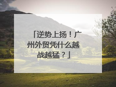 逆势上扬！广州外贸凭什么越战越猛？