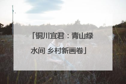 铜川宜君：青山绿水间 乡村新画卷